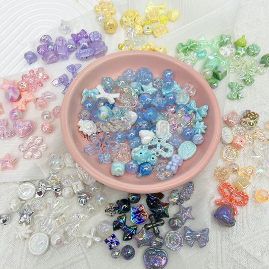 Open in Live -Acrylic Beads Lucky packs-for Pen /Key Chain/ Phone Chain DIY