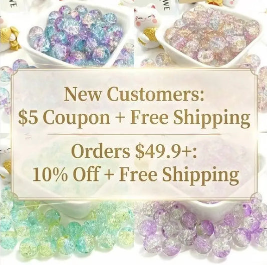 Open in Live——DIY Glass Beads Lucky Packs