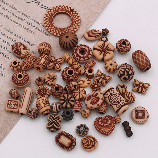 Open in Live-DIY Wooden  Beads Lucky Packs