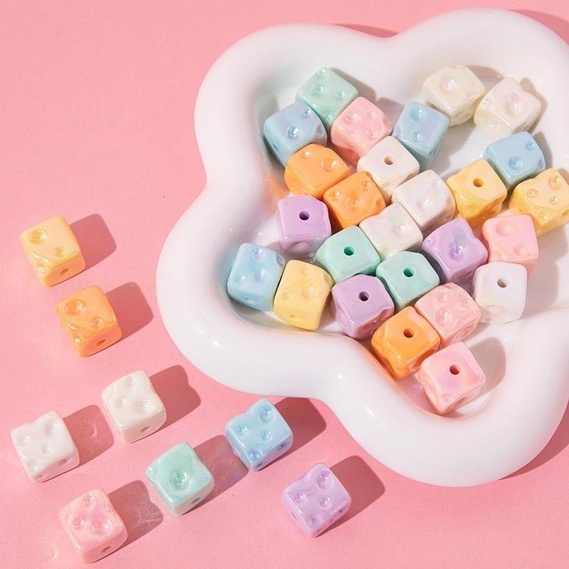 Open in Live -Acrylic Beads Lucky packs-for Pen /Key Chain/ Phone Chain DIY