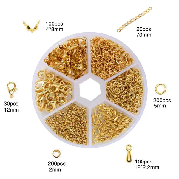 Handmade DIY Jewelry Making Double Loop Accessories( Not sold separately)