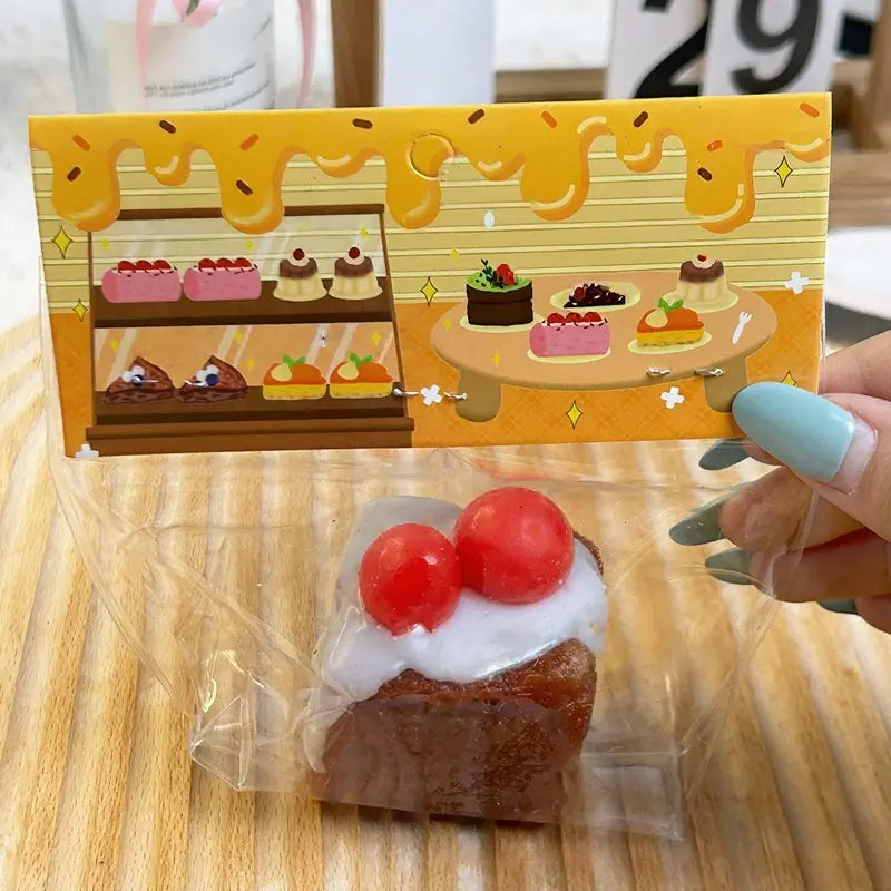 mystery box-cake-shaped squishy toys  - simulation squishy toys