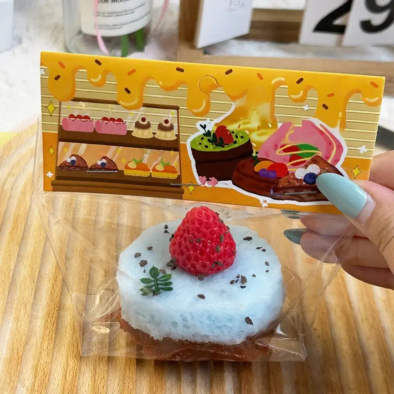 mystery box-cake-shaped squishy toys  - simulation squishy toys