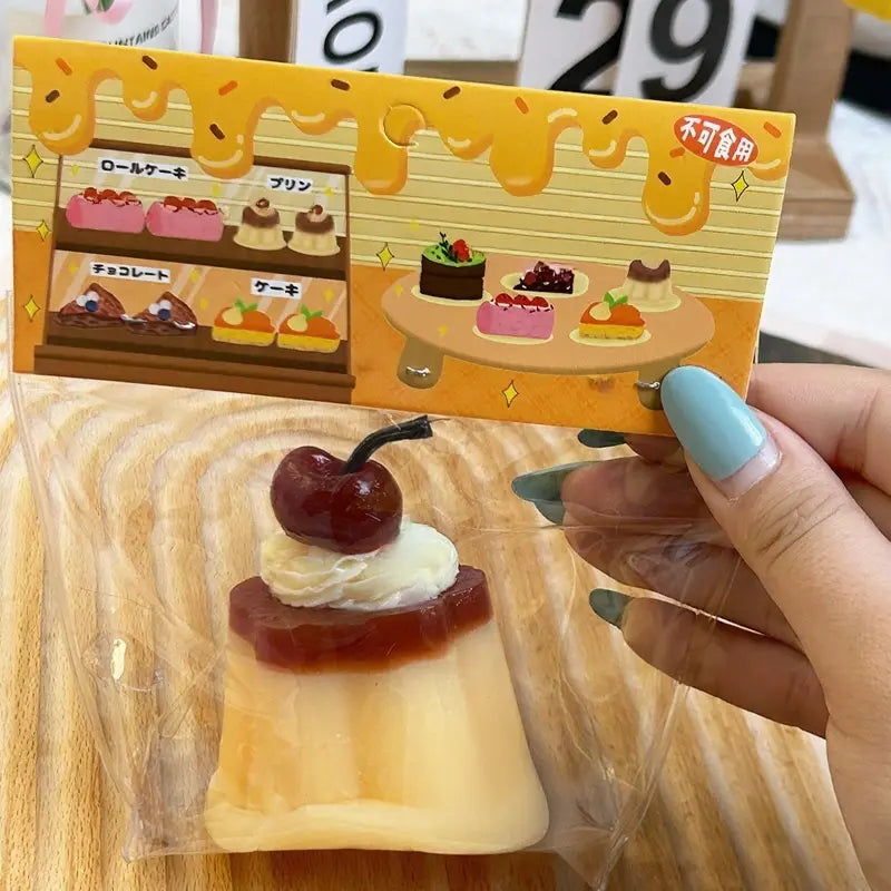 mystery box-cake-shaped squishy toys  - simulation squishy toys